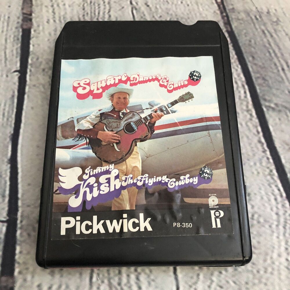 JIMMY KISH: The Flying Cowboy - Square Dances and Calls 8 Track Tape